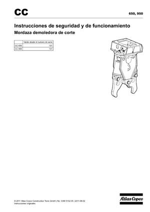 Concasoare de beton Atlas Copco CC 650