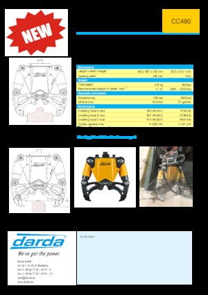 Concasoare de beton Darda CC480