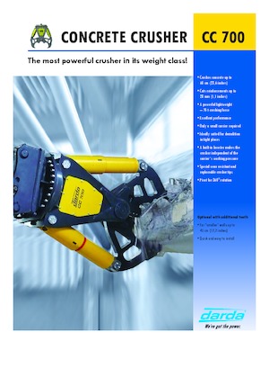 Concasoare de beton Darda CC700