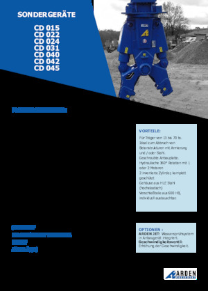 Concasoare de beton Arden CD022