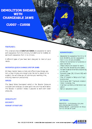 Concasoare de beton Arden CU007