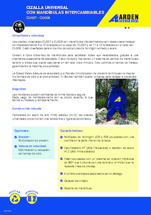 Concasoare de beton Arden CU007