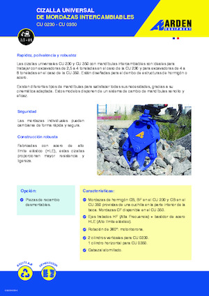 Concasoare de beton Arden CU350