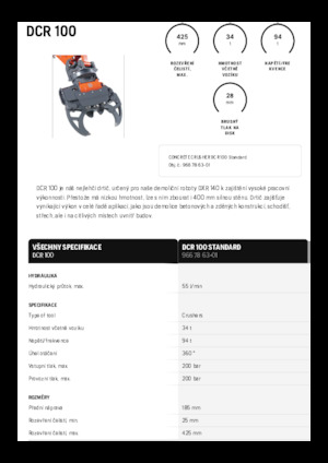 Concasoare de beton Husqvarna DCR 100