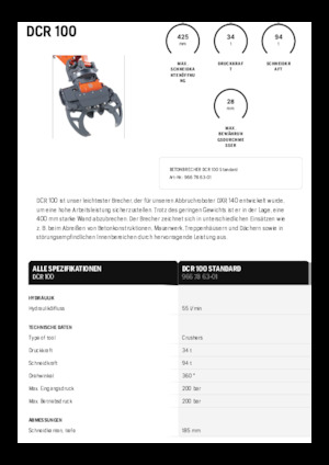 Concasoare de beton Husqvarna DCR 100