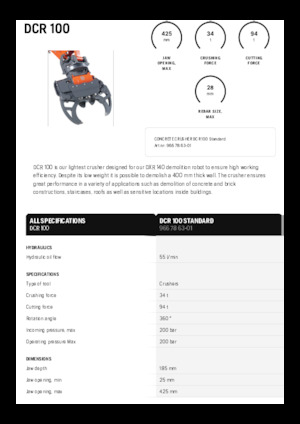 Concasoare de beton Husqvarna DCR 100