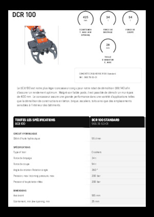 Concasoare de beton Husqvarna DCR 100