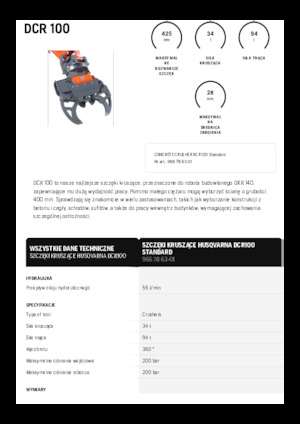 Concasoare de beton Husqvarna DCR 100