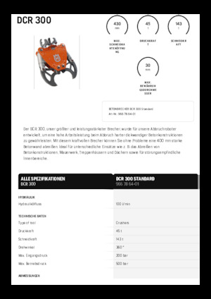 Concasoare de beton Husqvarna DCR 300