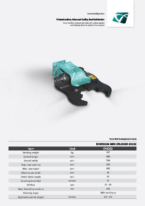 Multiprocesoare Everdigm EHC02
