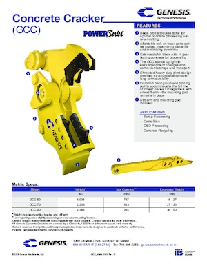 Concasoare de beton Genesis GCC 50