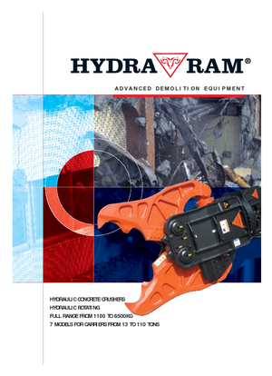 Concasoare de beton Hydra Ram HCC 3600 V