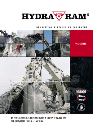 Concasoare de beton Hydra Ram HCC 3