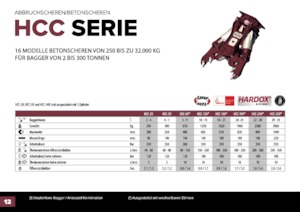 Concasoare de beton Hydra Ram HCC-320V