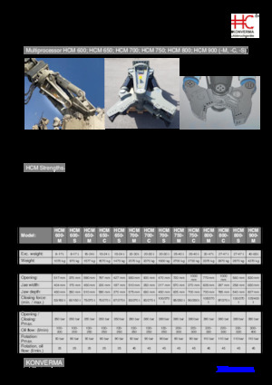 Concasoare de beton Konverma HCM 750 C 