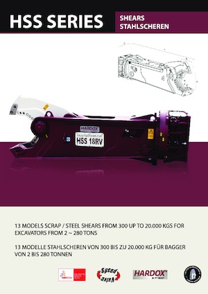 Clești/dispozitive/echipamente de tăiat metale/fier vechi Hydra Ram HSS-40RV