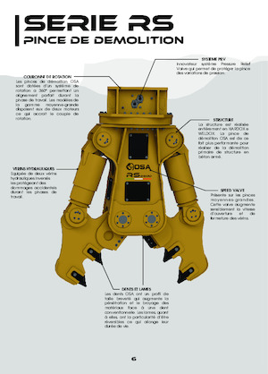 Concasoare de beton OSA Demolition Equipment RS2000 