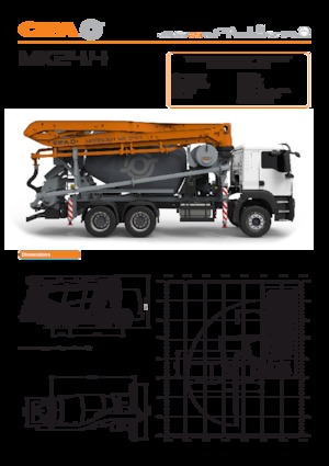 Autobetoniere CIFA MK 24.4 Z 80/115