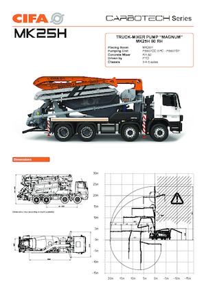 Autobetoniere CIFA MK25H
