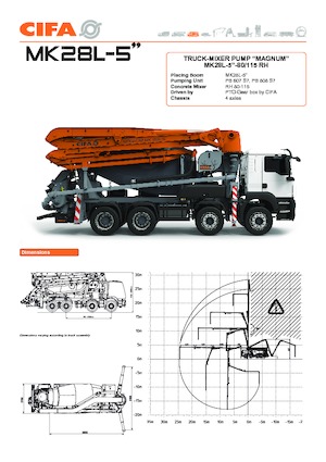 Autobetoniere CIFA MK28L-5