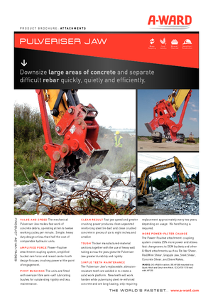 Pulverizatoare beton A-Ward AP400