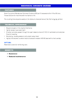 Pulverizatoare beton Arden BB900