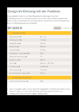 Pulverizatoare beton Epiroc BP 1650 R