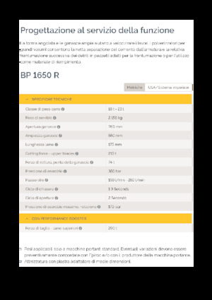 Pulverizatoare beton Epiroc BP 1650 R