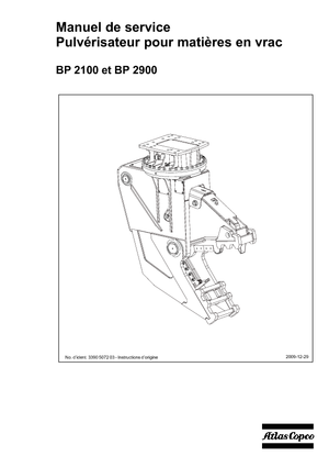 Pulverizatoare beton Atlas Copco BP 2900