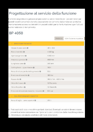 Pulverizatoare beton Epiroc BP 4050