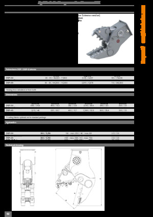 Pulverizatoare beton Kinshofer DSP-45