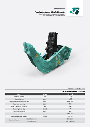 Pulverizatoare beton Everdigm EHP19 