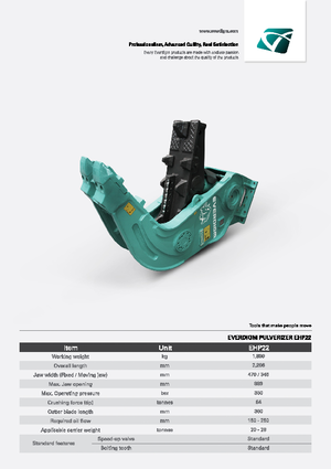 Pulverizatoare beton Everdigm EHP22 