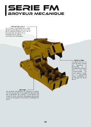 Pulverizatoare beton OSA Demolition Equipment FM 25