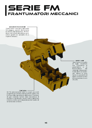 Pulverizatoare beton OSA Demolition Equipment FM 25
