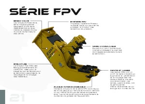 Pulverizatoare beton OSA Demolition Equipment FPV 60 