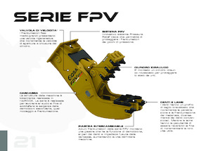 Pulverizatoare beton OSA Demolition Equipment FPV 60 