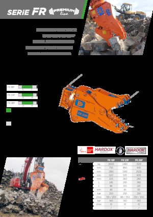 Pulverizatoare beton TREVI BENNE FR 18P