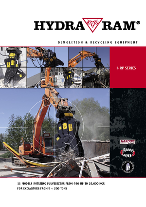 Pulverizatoare beton Hydra Ram HRP-110V