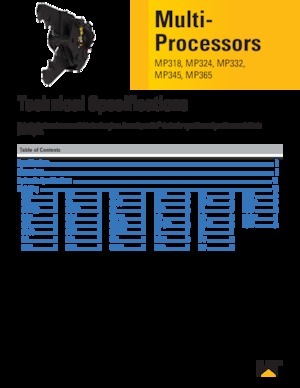 Multiprocesoare Caterpillar MP345P