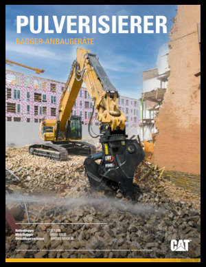 Pulverizatoare beton Caterpillar P345