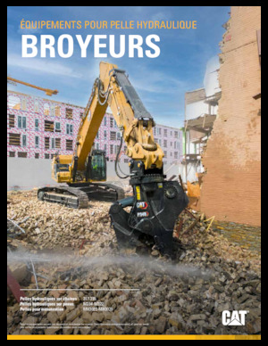 Pulverizatoare beton Caterpillar P345