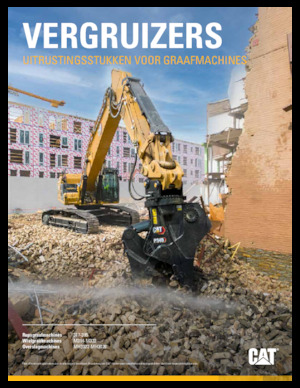 Pulverizatoare beton Caterpillar P345