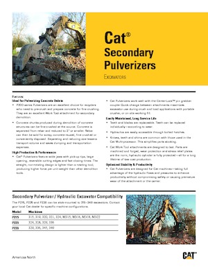 Pulverizatoare beton Caterpillar P225