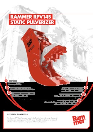Pulverizatoare beton Rammer RPV14S
