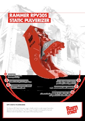 Pulverizatoare beton Rammer RPV30S