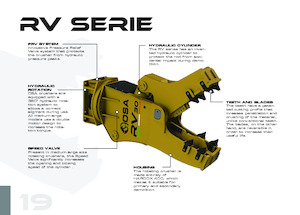 Pulverizatoare beton OSA Demolition Equipment RV 6 