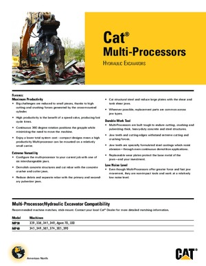 Tăietoare de beton Caterpillar MP30CR