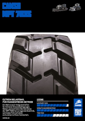 Anvelope pentru echipamente de construcții Camso MPT 793S 375/85-24