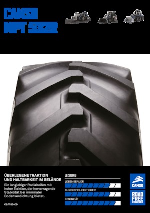 Anvelope pentru echipamente de construcții Camso MPT 532R 440/80R24 IND